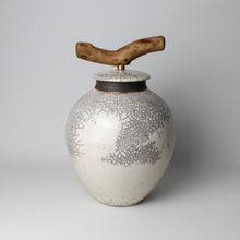 Load image into Gallery viewer, John Brighenti Design Studio | Vase | Lidded Crackle Urn