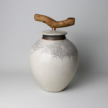 Load image into Gallery viewer, John Brighenti Design Studio | Vase | Lidded Crackle Urn