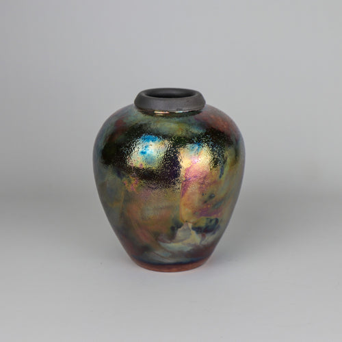 John Brighenti Design Studio | Vase | Metallic Raku Vase