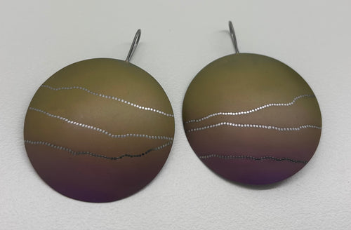 Sarah Augusta Murphy | Earrings | Super shields Large pink/gold Gift box