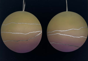 Sarah Augusta Murphy | Earrings | Super shields Large pink/gold Gift box