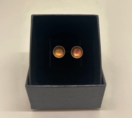 Sarah Augusta Murphy | Earrings | Shine Dome Bronze, Gift Box