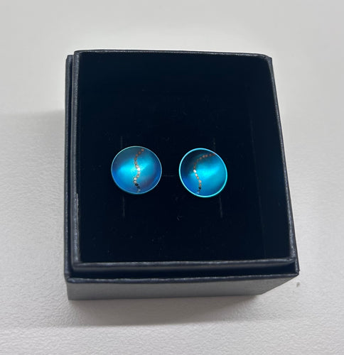 Sarah Augusta Murphy | Earrings | Shine Dome Teal, Gift Box