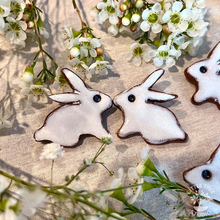 Load image into Gallery viewer, Little Tree Studio | Bunny Brooches